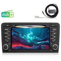 7'' Automobilių Radijas su CD DVD DAB+ Junsun Audi A3 S3 8P 2003-13 GPS Navi