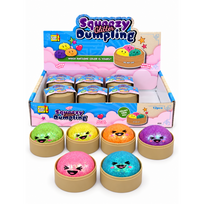 Sensorinis spaudomas žaislas Glitter Dumpling, 5.5 cm, (spalva/dizainas parenkami atsitiktine tvarka)