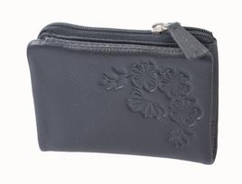 Piniginė moterims su užtrauktuku AVANCO 499-30-01 RFID - Juoda, Juoda