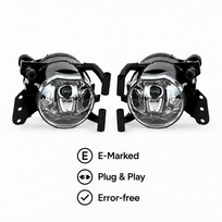Priešrūkiniai žibintai BMW E60 / E61 standartiniam ir M5 išvaizdos bamperiui, skaidrūs