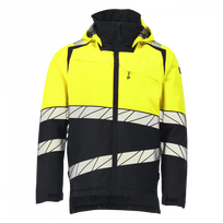 Winter jacket CLIMASCOT, dark navy/hi-vis yellow L, Mascot