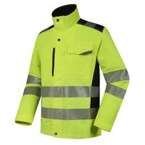 Darbinis švarkas Uranus DS135G, Hi-Vis CL2, geltona L, Pesso