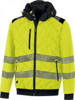 Jacket Luton hi-vis CL2, yellow/black L, Delta Plus
