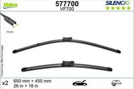 VALEO 577700 Valytuvai