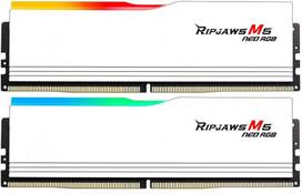 RAM Atmintis G.Skill Ripjaws M5 Neo RGB, DDR5, 64GB, 6000MHz, CL28 (F5-6000J2836G32GX2-RM5NRW)