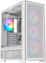 Silentware Air 2000 ARGB AIR2000WHITE, kompiuterio korpusas, baltas, Extended ATX, 7 ventiliatoriai, Tempered Glass, 2x USB 3.0
