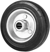 Geko Plieninis-guminis ratas 100mm 60kg (80) (5903418305505)
