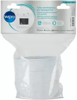 Wpro ASG310, Gartraukio prailginimo vamzdis, Balta, Bet kuri prekės ženklai, Whirlpool Hotpoint Bauknecht Indesit KitchenAid, 120 mm, 120 mm