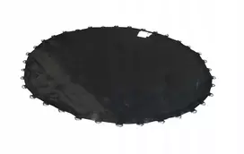 Kubisport Keičiamas batuto kilimėlis su kabliukais, juodas, skersmuo 244 cm (Kub_05-CAA24K)