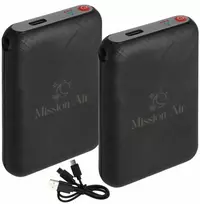 Komplektas 2x Powerbank 5000 Mah kabelis šildomų pirštinių maitinimas