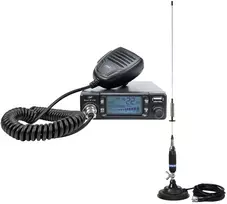 CB radijo stotelė PNI Escort HP 9700 USB ir CB antena PNI S75 su magnetiniu pagrindu