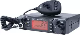 CB radijo stotelė PNI Escort HP 9001 PRO, reguliuojamas ASQ, AM-FM, 12V / 24V, 4W, nuskaitymas (Scan), dviejų kanalų stebėjimas (Dual Watch), ANL, daugiaspalvis ekranas