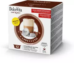 Kapučino kavos kapsulės CAPPUCCINO, 12 kaps., Dolce Vita, A Modo Mio® aparatams
