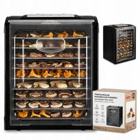 Maisto džiovintuvas vaisiams, grybams, daržovėms, 700 W, 9 padėklai, 30 l, su termoporiumi