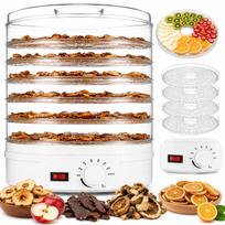 Maisto džiovyklė vaisiams, daržovėms, grybams, 500 W, 6 padėklai, reguliuojama