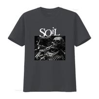 NEW Popular Soil Band T Shirt for Fans All Sizes S 5XL Black Skull Design MD215 vintage Washed fashion designer clothes Soft M black