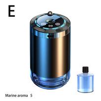 Smart Car Air Freshener, Rechargeable Car Aroma Diffuser, 5 Levels of Adjustable Intelligent Car Diffuser gray