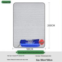 Portable Waterproof Picnic & Camping Mat: Thick, Aluminum Film, Moisture-Proof Outdoor Cushion. gray