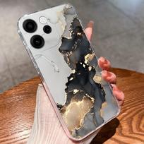 For OPPO Reno 15F 15 Pro Cases Brilliant Flower Kitten Fall Prevention Portable Clear Back Cover For reno15pro reno15f Funda Reno 15 Pro black