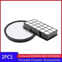 HEPA Filter Set For Rowenta X-Trem Power Cyclonic RO6984EA RO6941EA RO6963EA RO6921EA RO6971EA RO6993EA gray