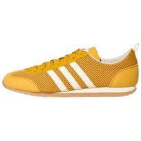 adidas Neo Vs Jog 2.0 Audinys Sintetinė Oda Patogūs Universalūs Žemi Laisvalaikio Batai Unisex sportbačiai Geltoni KH7652 42⅔ yellow
