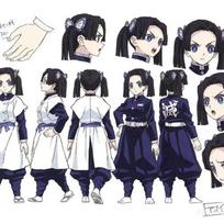 Dvasias naikinantis kardas cos kostiumas anime Kamisaki Aoi cosply kostiumas violetiniai siuvinėjimai Kamisaki Aoi xl【 56.5-65kg 】 black