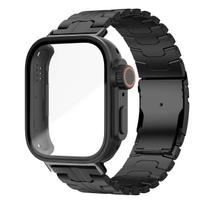 Nerūdijančio plieno apyrankė+korpusas Huawei Watch Fit 4/4 Pro apyrankė metalinė apyrankė keičiama į itin PC dangtelį apyrankė Huawei Fit3 For Huawei Fit 4Pro gray