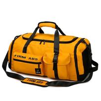 Large Capacity Portable Travel Duffel Bag Multifunctional Outdoor Camping Gym Unisex Tactical Backpack Shoulder Duffle Sport Bag orange
