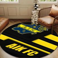 Aik Crest  Round mat, Anti-slip Circle Carpet Chair rug For livingroom,Bedroom, doormat home decor Gift Christmas Gifts 120cmx120cm