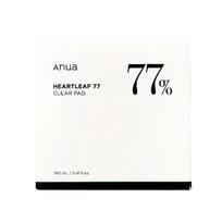 Anua Heartleaf 77 Clear Pad 70 Pads Soothing & Pore Care Toner Pads 70 Pads black