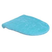 Washable Toilet Dust Cover Dustproof Stretch Toilet Seat Cover Toilet Lid Cover blue