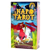 Napo Tarot Tarot kortų rinkinys su japoniškais autentiškais I.I.J 78 kortų instrukcijomis, black