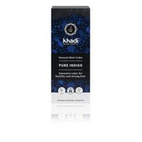 Augaliniai mėlynai juodi plaukų dažai Pure Indigo, Khadi, 100g