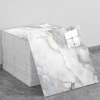 Putų imitacijos plytelių 3D sienų lipdukai vandeniui atsparūs vonios kambario svetainės virtuvės dekoravimui 11,8x11,8 colio PVC lipnūs tapetai 4 PCS