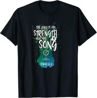 Christian Music Gu tar Design Great Premium Unisex T-shirt S black