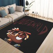 KARŠTAS Juice WRLD 999 Legendinis Raperis Žvaigždė Kilimas Kilimas Svetainei Miegamajam Namų Dekoras, Vaikams Žaisti Neslystantis Sofai Durų Kilimėlis 40x60cm( 15x23in ) gray