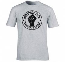 Northern Soul Keep The Faith T Shirt New 4XL gray