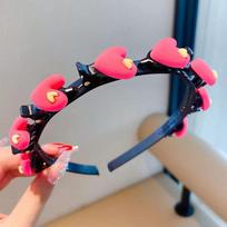 Vaikiškas galvos apdangalas Internetinė įžymybė Mergaitė Pintas galvos apdangalas Galvos papuošalas Plaukų aksesuarai Princesės plaukų galvos apdangalas pink