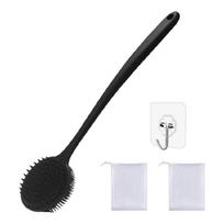Silicone Scrubber For Baby And Sensitive Skin Gentle Exfoliation Bath Tool Body Shower Scrubber juoda