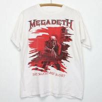 Megadeth Peace Sells But Who’s Buying T-Shirt Vintage Unisex White S brown