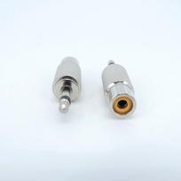 1/5/10pcs Metal 3.5mm Jack Converter 3.5 Male Mono Plug to RCA Female Audio Connector converter to AV Female Computer Audio 1 piece