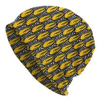 Custom African Ethnic Tribal Ankara Skullies Beanies Caps Unisex Winter Warm Knitting Hat Adult Bonnet Hats Outdoor Ski Cap Beanies Cap yellow