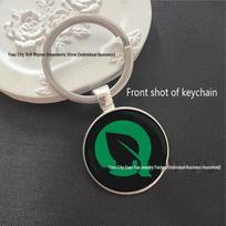 LOL 2024 World Championship Top 8 Team Logos Keychain gray