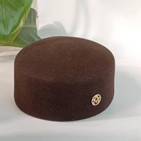 Retro stiuardes beretas Moteriškas 100% vilnos veltinis Beretas Šventinis Žavus skrybėliukas Vestuvės Kokteilinė vakarėlis Medicininė dėžutė Hatchapeau femme luxe M55-58CM black