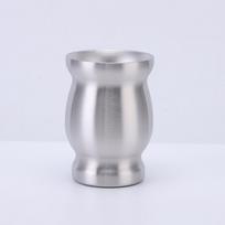 Hot-selling stainless steel oz mate cup Argentine mate cup mini gourd cup with straw spoon 8oz/single cup gray
