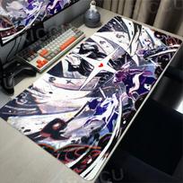 Deltarune pelės kilimėliai Kompiuterio klaviatūros guminiai stalo kilimėliai Dideli Dekoratyviniai stalviršio neslystantys stalo kilimėliai PC žaidėjams Biuro užrakinamo krašto kilimas 30cmx60cm