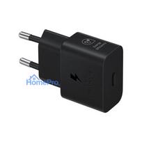 Samsung 25W EP-T2510XBEGWW Melns USB-C ātrās uzlādes barošanas adapteris