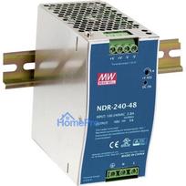 MEAN WELL NDR-240-48 Komutācijas barošanas bloks DIN sliedei, 240W, 48V