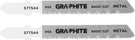GRAPHITE pjūklų geležtės 57T544, 2 vnt.