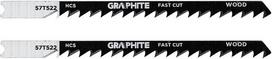 GRAPHITE 57T522 HCS pjūklų geležtės, 2 vnt.